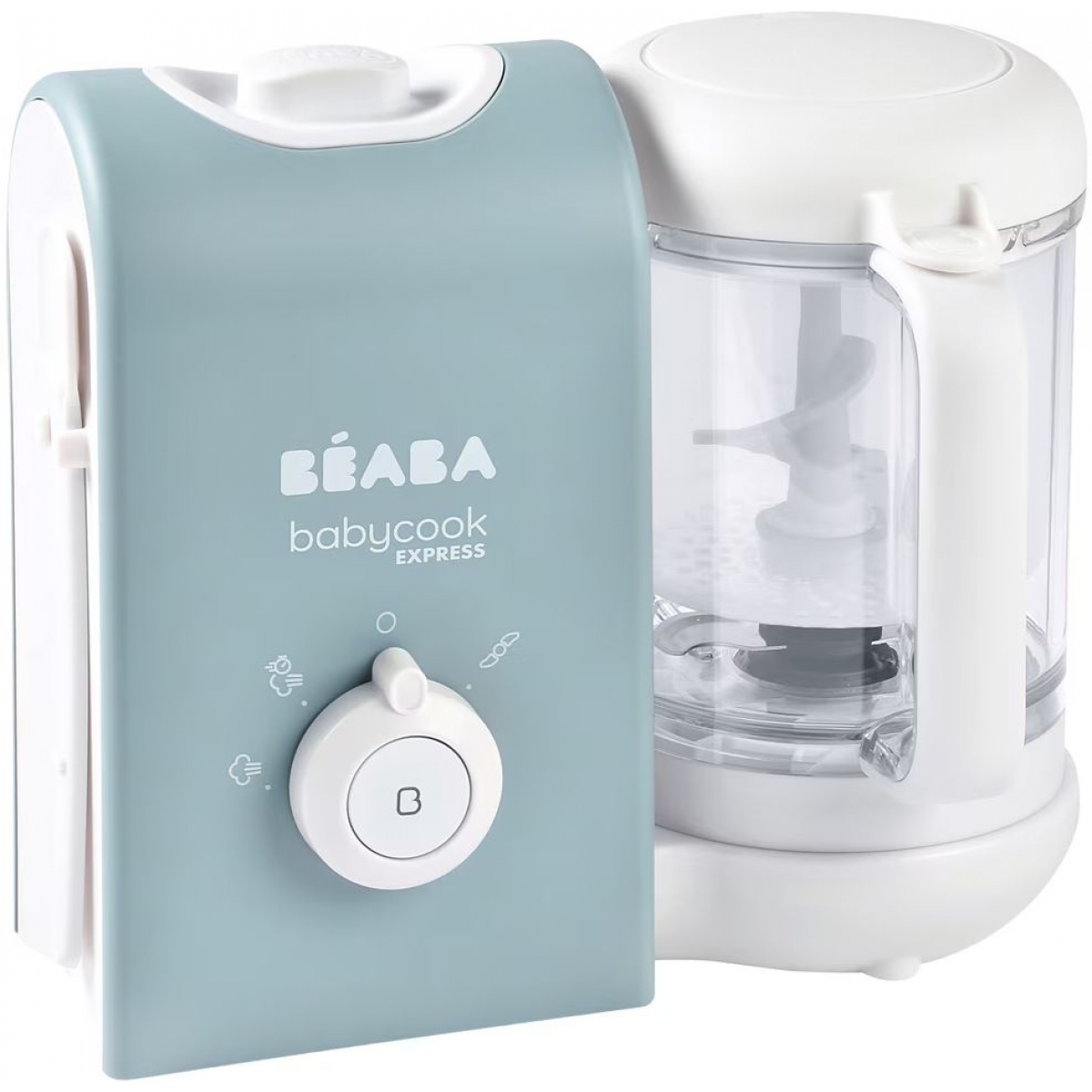 Beaba 芘亞芭 Babycook® Express 4合1多功能 嬰兒蒸煮攪拌輔食機 (琥珀藍)